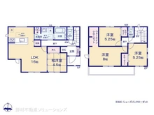 【千葉県/船橋市二和西】船橋市二和西2丁目 新築一戸建て 間取り図