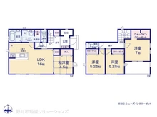 【千葉県/船橋市二和西】船橋市二和西2丁目 新築一戸建て 間取り図