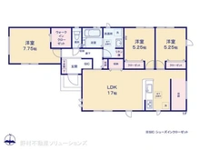【千葉県/船橋市二和西】船橋市二和西2丁目 新築一戸建て 間取り図