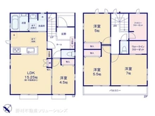 【千葉県/船橋市新高根】船橋市新高根6丁目 新築一戸建て 間取り図