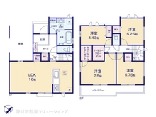 【千葉県/船橋市田喜野井】船橋市田喜野井5丁目 新築一戸建て 間取り図