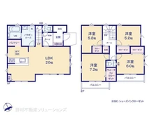 【千葉県/船橋市高根台】船橋市高根台3丁目 新築一戸建て 間取り図