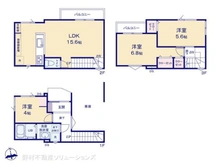 【千葉県/船橋市山手】船橋市山手3丁目 新築一戸建て 間取り図