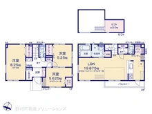 【千葉県/船橋市習志野台】船橋市習志野台6丁目 新築一戸建て 間取り図