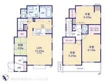 【千葉県/船橋市芝山】船橋市芝山7丁目 新築一戸建て 間取り図