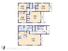 【千葉県/船橋市二宮】船橋市二宮2丁目 新築一戸建て 間取り図