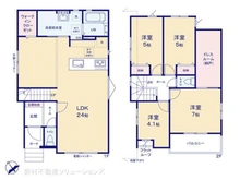 【千葉県/船橋市飯山満町】船橋市飯山満町3丁目 新築一戸建て 間取り図