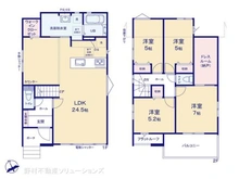 【千葉県/船橋市飯山満町】船橋市飯山満町3丁目 新築一戸建て 間取り図