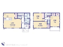 【千葉県/船橋市八木が谷】船橋市八木が谷2丁目 新築一戸建て 間取り図