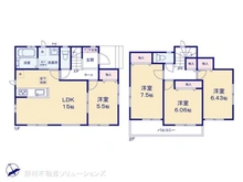 【千葉県/船橋市三山】船橋市三山6丁目 新築一戸建て 間取り図