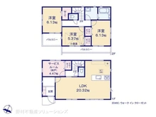 【千葉県/船橋市習志野台】船橋市習志野台5丁目 新築一戸建て 間取り図