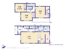 【千葉県/船橋市旭町】船橋市旭町5丁目 新築一戸建て 間取り図
