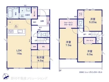 【千葉県/船橋市旭町】船橋市旭町5丁目 新築一戸建て 間取り図