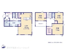 【千葉県/船橋市坪井東】船橋市坪井東1丁目 新築一戸建て 間取り図