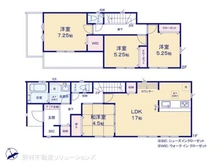 【千葉県/船橋市旭町】船橋市旭町5丁目 新築一戸建て 間取り図