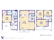 【千葉県/船橋市南本町】船橋市南本町 新築一戸建て 間取り図