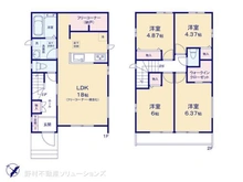【千葉県/船橋市新高根】船橋市新高根3丁目 新築一戸建て 間取り図