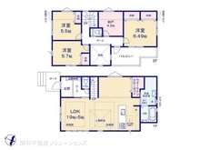 【千葉県/船橋市習志野台】船橋市習志野台5丁目 新築一戸建て 間取り図