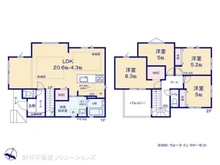 【千葉県/船橋市高根台】船橋市高根台4丁目 新築一戸建て 間取り図