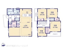 【千葉県/船橋市夏見台】船橋市夏見台2丁目 新築一戸建て 間取り図