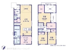 【千葉県/船橋市三山】船橋市三山7丁目 新築一戸建て 間取り図