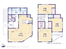 【千葉県/船橋市田喜野井】船橋市田喜野井4丁目 新築一戸建て 間取り図