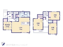 【千葉県/船橋市高根台】船橋市高根台1丁目 新築一戸建て 間取り図