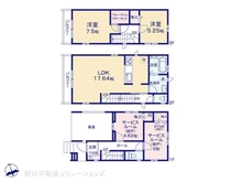 【千葉県/船橋市夏見】船橋市夏見4丁目 新築一戸建て 間取り図