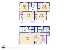 【千葉県/船橋市小室町】船橋市小室町 新築一戸建て 間取り図