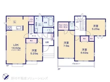 【千葉県/船橋市飯山満町】船橋市飯山満町3丁目 新築一戸建て 間取り図