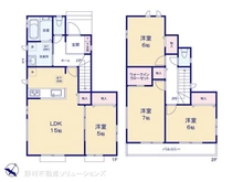 【千葉県/船橋市滝台町】船橋市滝台町 新築一戸建て 間取り図