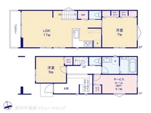 【千葉県/船橋市栄町】船橋市栄町1丁目 新築一戸建て 間取り図