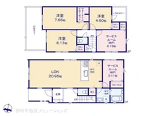 【千葉県/船橋市西習志野】船橋市西習志野1丁目 新築一戸建て 間取り図
