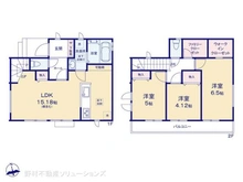 【千葉県/船橋市東船橋】船橋市東船橋7丁目 新築一戸建て 間取り図