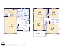 【千葉県/船橋市二和西】船橋市二和西5丁目 新築一戸建て 間取り図