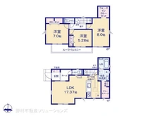 【千葉県/船橋市二和西】船橋市二和西5丁目 新築一戸建て 間取り図