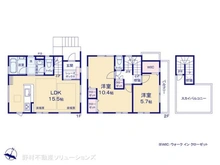 【千葉県/船橋市西習志野】船橋市西習志野1丁目 新築一戸建て 間取り図