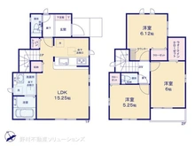 【千葉県/船橋市金杉】船橋市金杉5丁目 新築一戸建て 間取り図