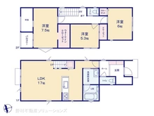 【千葉県/船橋市駿河台】船橋市駿河台2丁目 新築一戸建て 間取り図