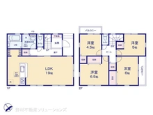 【千葉県/船橋市田喜野井】船橋市田喜野井5丁目 新築一戸建て 間取り図