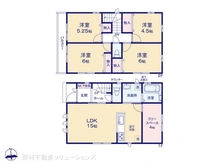 【千葉県/船橋市西習志野】船橋市西習志野3丁目 新築一戸建て 間取り図