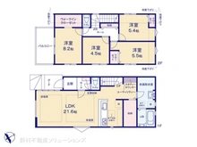 【千葉県/船橋市習志野台】船橋市習志野台8丁目 新築一戸建て 間取り図