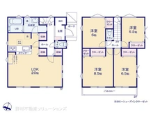 【千葉県/船橋市飯山満町】船橋市飯山満町3丁目 新築一戸建て 間取り図