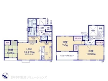【千葉県/船橋市松が丘】船橋市松が丘1丁目 新築一戸建て 間取り図
