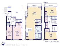 【千葉県/船橋市北本町】船橋市北本町2丁目 新築一戸建て 間取り図
