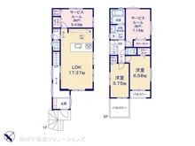 【千葉県/船橋市北本町】船橋市北本町2丁目 新築一戸建て 間取り図