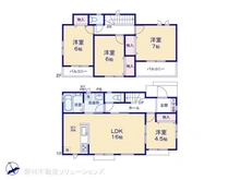 【千葉県/船橋市小室町】船橋市小室町 新築一戸建て 間取り図