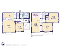 【千葉県/船橋市小室町】船橋市小室町 新築一戸建て 間取り図