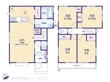 【千葉県/船橋市小室町】船橋市小室町 新築一戸建て 間取り図