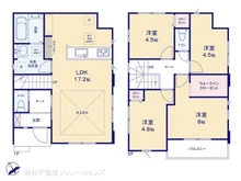【千葉県/船橋市前原西】船橋市前原西6丁目 新築一戸建て 間取り図